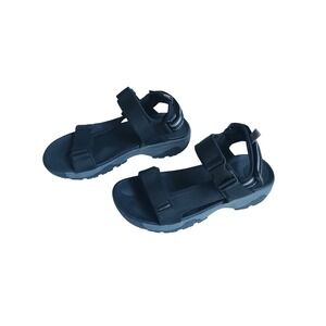 Ozark Trek Trail Hiking Sandals Men 7 Women 8.5 Black Ankle Strap Outdoor Shoes